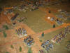 ...and advances against the 'German' pro-French cavalry