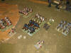 ... while the Combined Cuirassier-Dragoon Regiment forces the Kienmayer Hussars #8 to fall back...