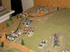 The Pire's Hussar brigade watches the outflanking Kudachev's Allied column...