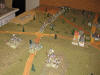 The vanguard of the main Prussian column deploys to cover the rest of units...