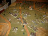 The French line turns at right to face the new Prussian menace, while far away more Prussian units are arriving...