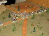 ... while the Prussian main column detaches one battalion to watch its right flank, and continues its advance.