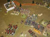 The French light infantry battalion is broken by the Russians