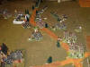 The Russians try changing the front to face the arriving Saxons