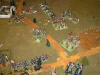 A small Russian rearguard is covering the retreat of the main force