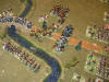 Saxon horse artillery is deploying under the protection of its cavalry