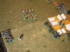 ... and the Regiment also falls back and leaves the table!