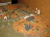 ... so the guns retreat and are substituted in the front line by 1/Tobolsk IR that fires a devastating volley...